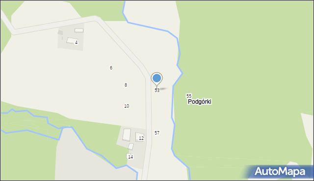 Zalasowa, Bukowa, 53, mapa Zalasowa