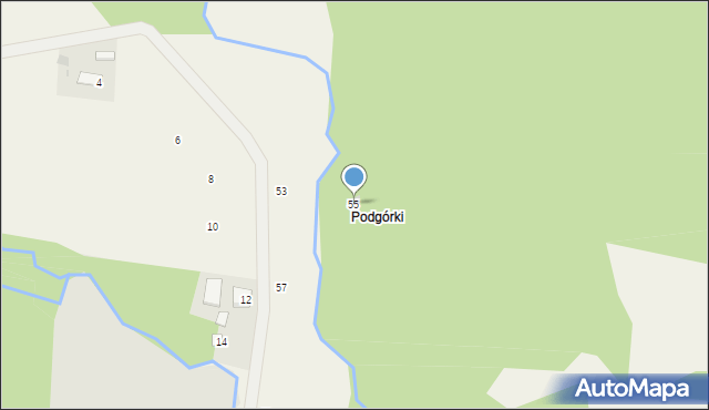 Zalasowa, Bukowa, 55, mapa Zalasowa