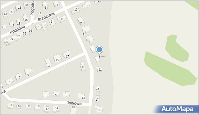 Żarów, Bukowa, 9, mapa Żarów