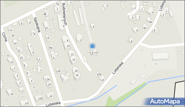 Zawidów, Budowlanych, 3, mapa Zawidów