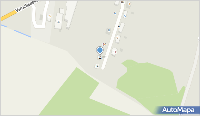 Zduny, Bursztynowa, 12, mapa Zduny