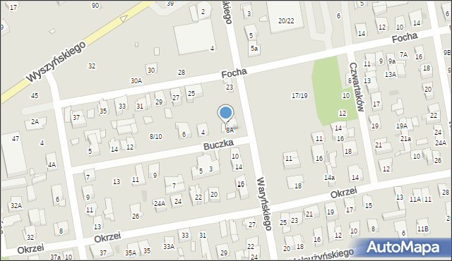 Zielonka, Buczka Karola, 2, mapa Zielonka