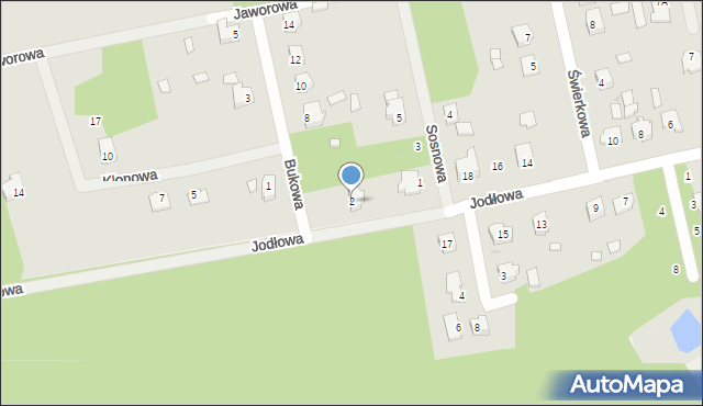 Zwierzyniec, Bukowa, 2, mapa Zwierzyniec