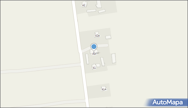Bychawka Trzecia, Bychawka Trzecia, 41c, mapa Bychawka Trzecia
