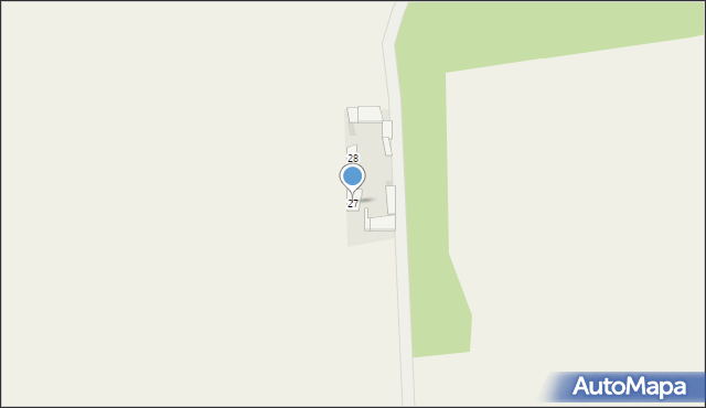 Bychawka Trzecia-Kolonia, Bychawka Trzecia-Kolonia, 27, mapa Bychawka Trzecia-Kolonia