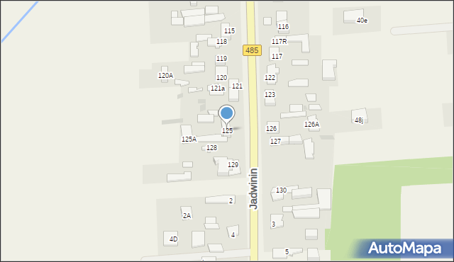 Bychlew, Bychlew, 125, mapa Bychlew