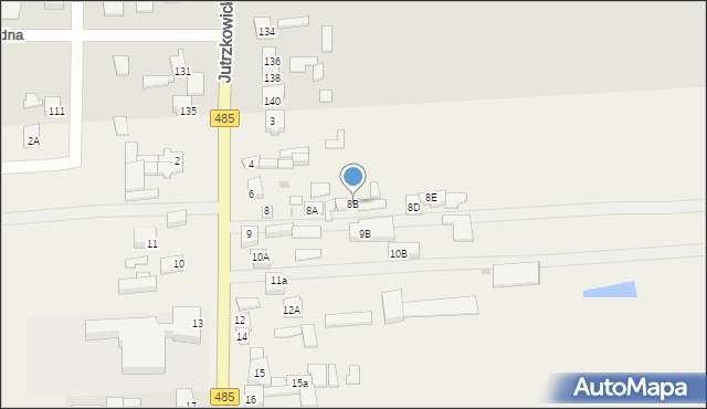 Bychlew, Bychlew, 8C, mapa Bychlew