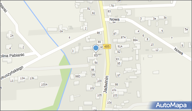 Bychlew, Bychlew, 92c, mapa Bychlew