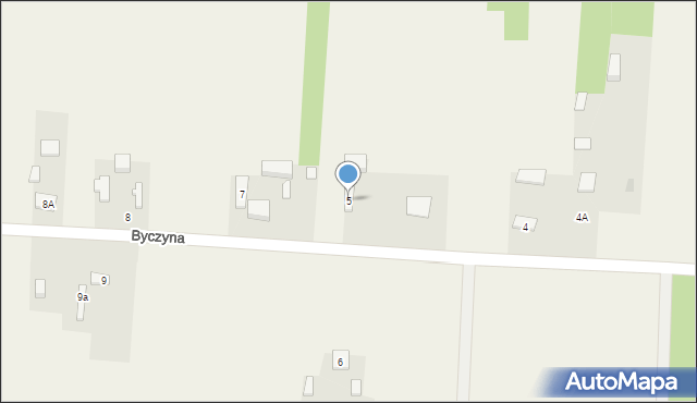 Byczyna, Byczyna, 5, mapa Byczyna