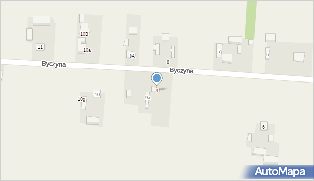 Byczyna, Byczyna, 9, mapa Byczyna