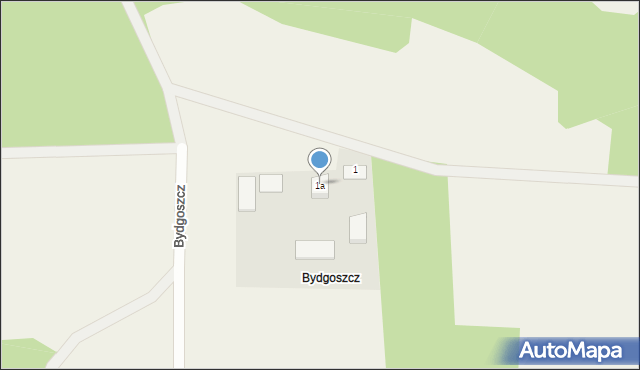 Bydgoszcz, Bydgoszcz, 1a, mapa Bydgoszczy