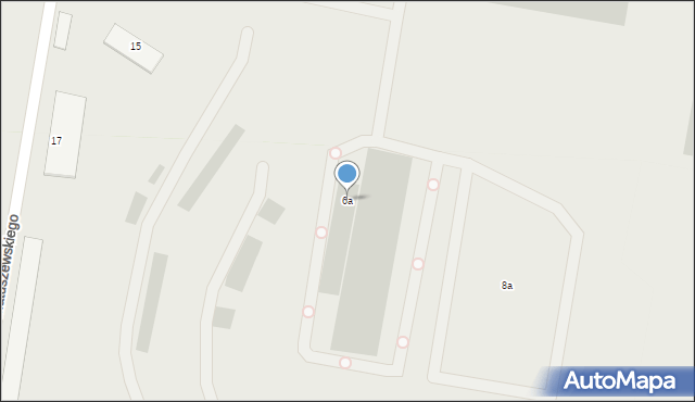 Bydgoszcz, Bydgoskich Przemysłowców, 6a, mapa Bydgoszczy