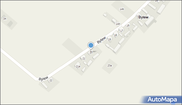 Bylew, Bylew, 20, mapa Bylew