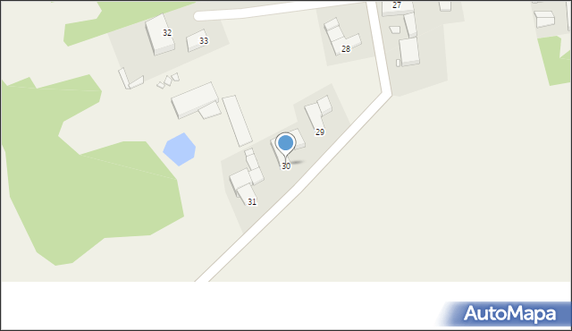 Bylice, Bylice, 30, mapa Bylice