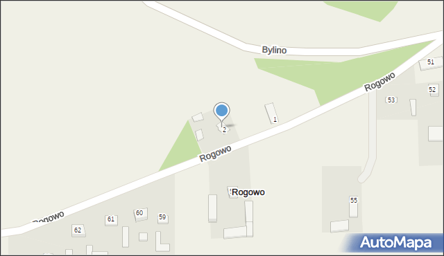 Bylino, Bylino, 1, mapa Bylino