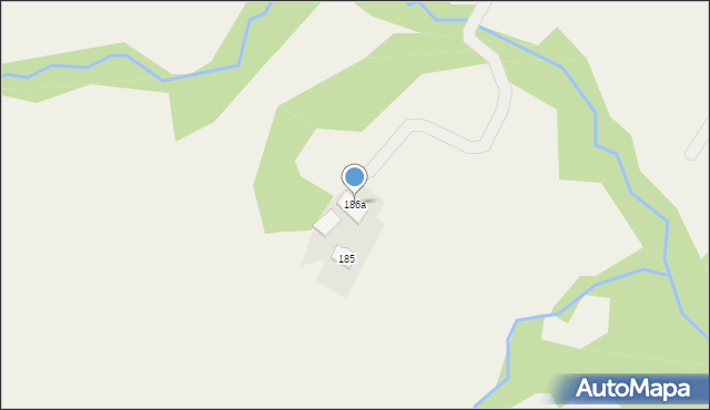 Bystra, Bystra, 186a, mapa Bystra