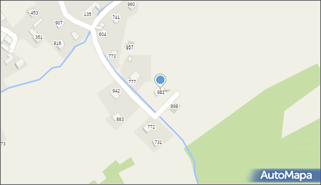 Bystra Podhalańska, Bystra Podhalańska, 941, mapa Bystra Podhalańska