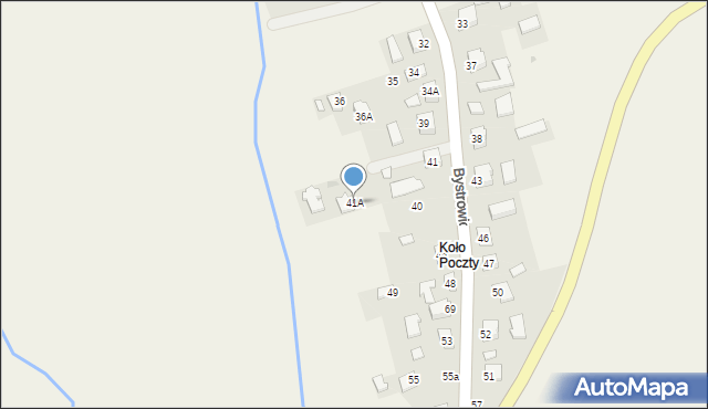 Bystrowice, Bystrowice, 41A, mapa Bystrowice