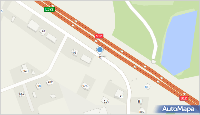 Bystrzejowice Pierwsze, Bystrzejowice Pierwsze, 92, mapa Bystrzejowice Pierwsze