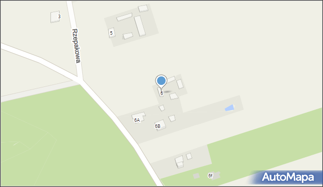 Bystrzejowice Trzecie, Bystrzejowice Trzecie, 6, mapa Bystrzejowice Trzecie