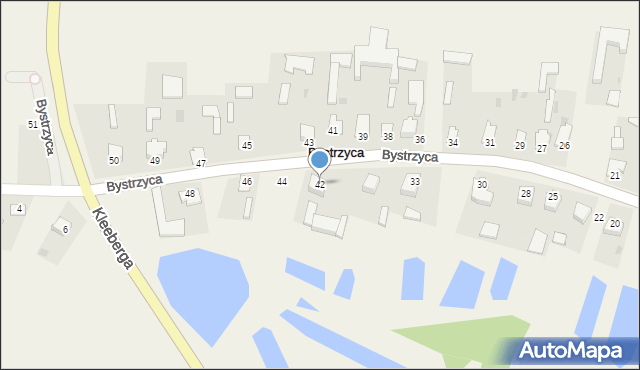 Bystrzyca, Bystrzyca, 42, mapa Bystrzyca