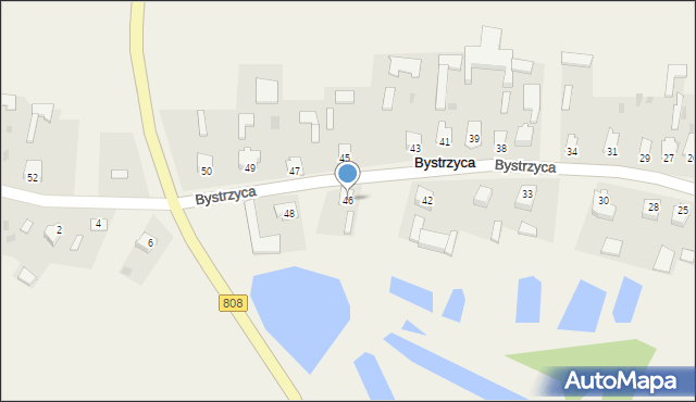 Bystrzyca, Bystrzyca, 46, mapa Bystrzyca