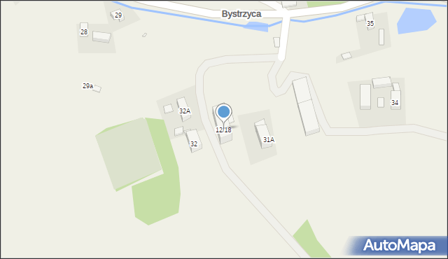 Bystrzyca, Bystrzyca, 12/18, mapa Bystrzyca