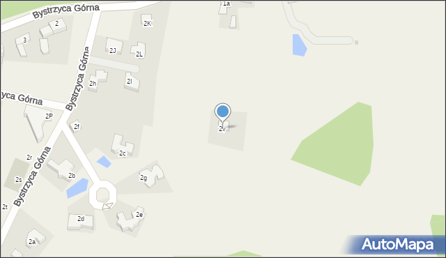 Bystrzyca Górna, Bystrzyca Górna, 2v, mapa Bystrzyca Górna
