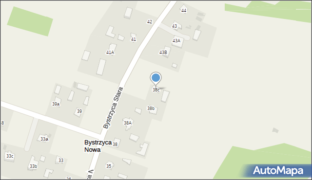 Bystrzyca Nowa, Bystrzyca Nowa, 38c, mapa Bystrzyca Nowa