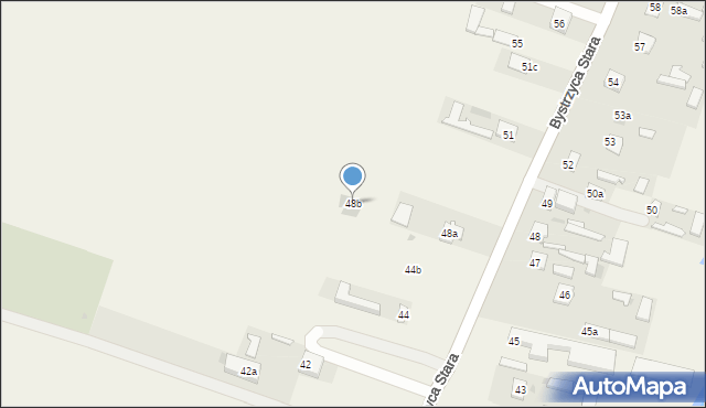 Bystrzyca Stara, Bystrzyca Stara, 48b, mapa Bystrzyca Stara