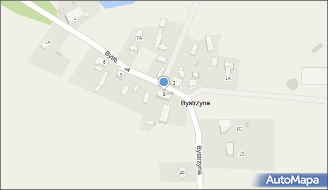 Bystrzyna, Bystrzyna, 4, mapa Bystrzyna