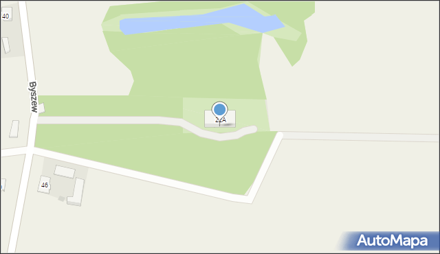 Byszew, Byszew, 43, mapa Byszew