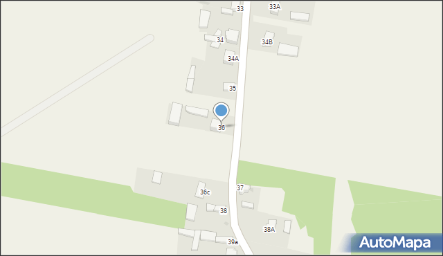 Byszewice, Byszewice, 36, mapa Byszewice