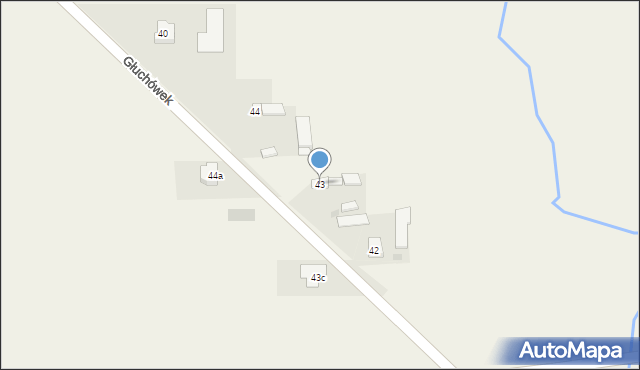 Byszewice, Byszewice, 43, mapa Byszewice