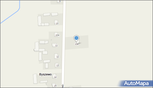 Byszewo, Byszewo, 11a, mapa Byszewo