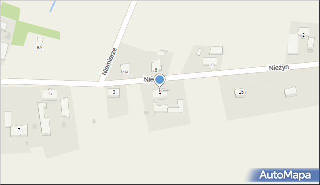 Byszewo, Byszewo, 1, mapa Byszewo