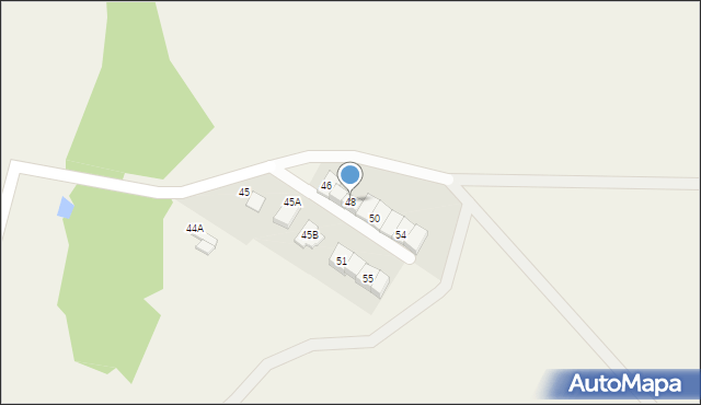 Byszewy, Byszewy, 48, mapa Byszewy