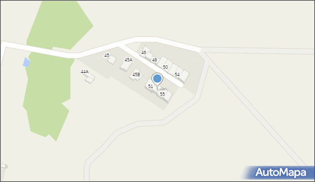 Byszewy, Byszewy, 53, mapa Byszewy