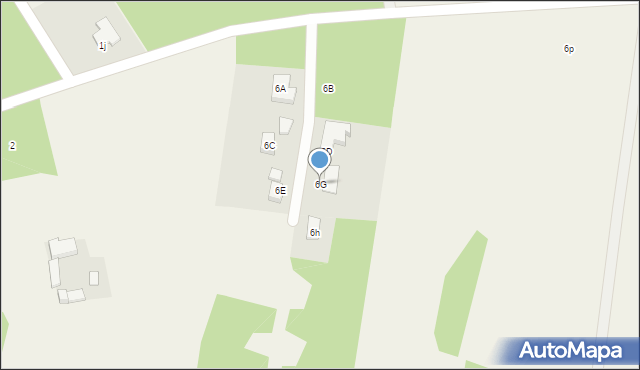 Byszewy, Byszewy, 6G, mapa Byszewy