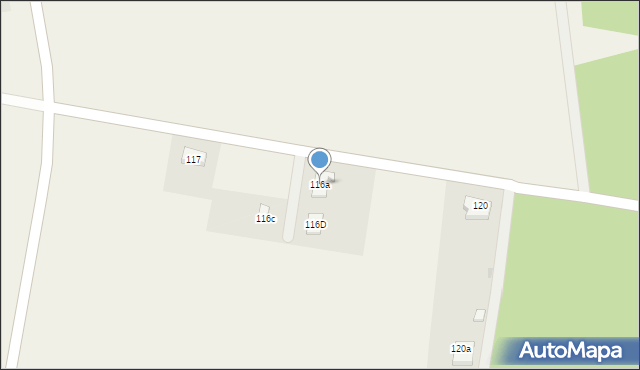 Byszki, Byszki, 116a, mapa Byszki