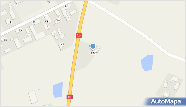 Byszwałd, Byszwałd, 95a, mapa Byszwałd