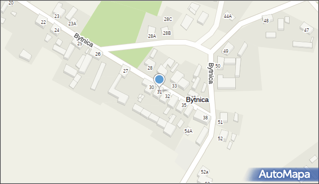 Bytnica, Bytnica, 31, mapa Bytnica