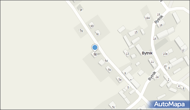 Bytnik, Bytnik, 5E, mapa Bytnik