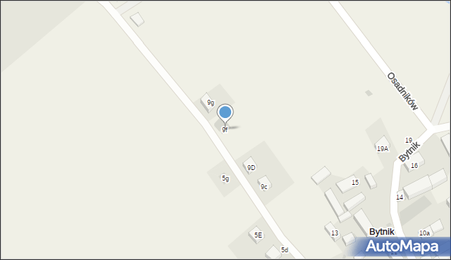 Bytnik, Bytnik, 9f, mapa Bytnik