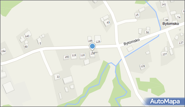 Bytomsko, Bytomsko, 138, mapa Bytomsko