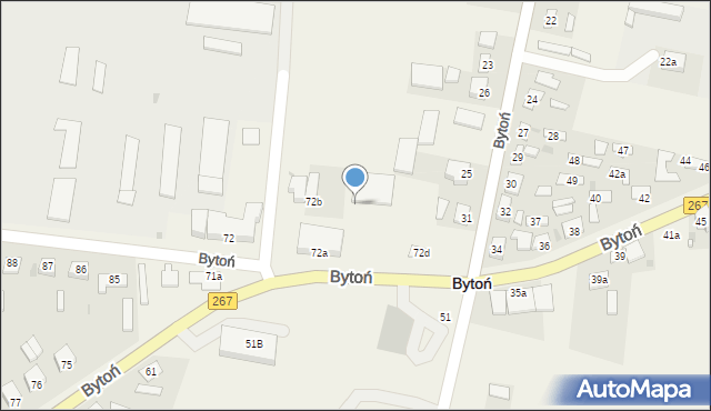 Bytoń, Bytoń, 72c, mapa Bytoń