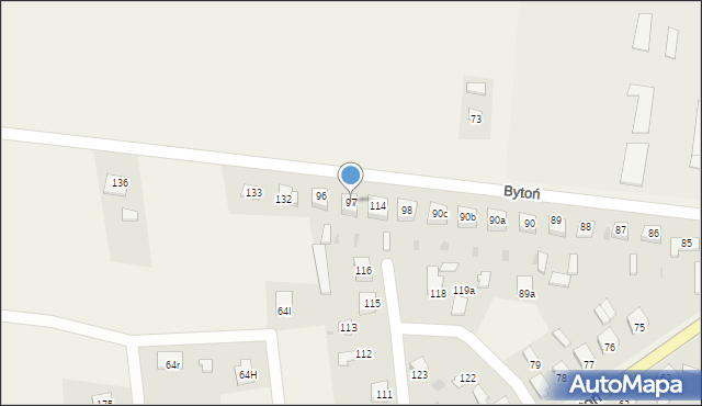 Bytoń, Bytoń, 97, mapa Bytoń