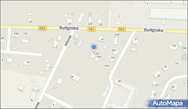 Chełmża, Bydgoska, 41f, mapa Chełmża