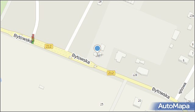 Chojnice, Bytowska, 130, mapa Chojnic