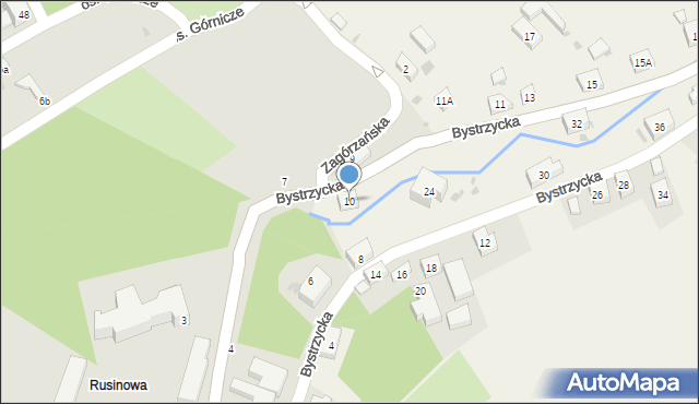 Dziećmorowice, Bystrzycka, 10, mapa Dziećmorowice